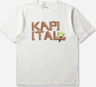 KAPITAL Men s 20/-Jersey Crew T-Shirt (Canoe Kapital) Brick