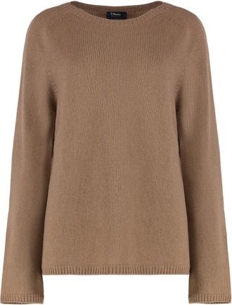 Max Mara Light Brown Crew Neck Sweater
