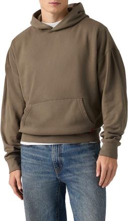 Levi's Soft Crop Cotton Blend Hoodie in Garment Dye Bungee Cord at Nordstrom, Size Xx-Large