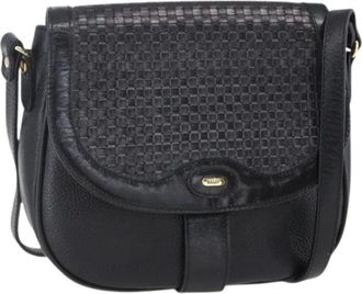 Bally Pre-owned Cross Body Bags, female, Black, Size: ONE SIZE Pre-owned Leather Shoulder Bag