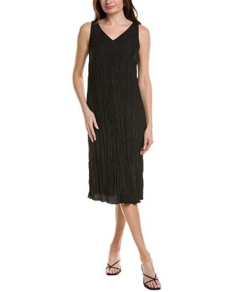 Eileen Fisher Eileen Fisher Petite Pleated Silk Flare Dress