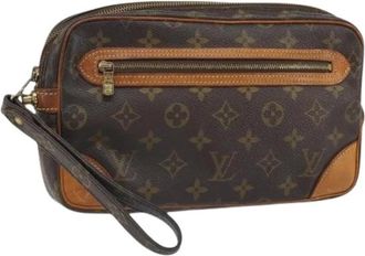 Louis Vuitton Pre-owned Clutches, female, Brown, Size: ONE SIZE Pre-owned Vintage Clutch