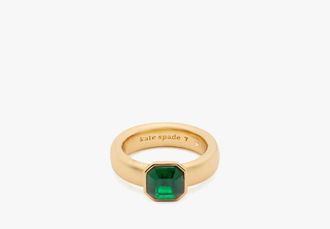 Kate Spade New York Keep Sparkling Asscher Ring