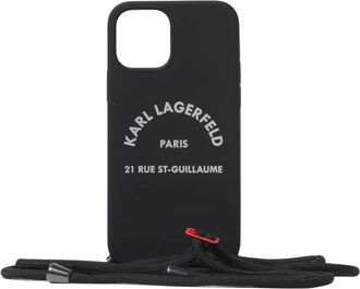 Karl Lagerfeld RSG Cord Case - Heren - Telefoonaccessoires - Zwart - ONE Size - Accessoires