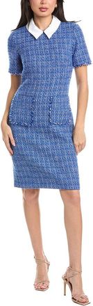 St. John Tweed Collared Dress