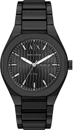 A|X Armani Exchange Mens Sync Black Dial Watch