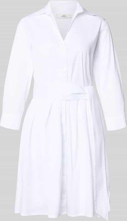 0039 Italy 0039 Italy Hemdblusenkleid mit Bindeg&uuml;rtel Modell JULE in Weiss, Gr&ouml;&szlig;e XXL