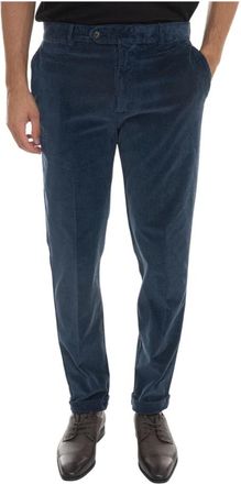 Berwick 1707 Hombre, Pantalones, Azul, Talla: 2XL