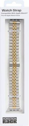 Nordstrom Rack Stainless Steel Bracelet Apple Watch Watchband in Stainless- Gold at Nordstrom Rack