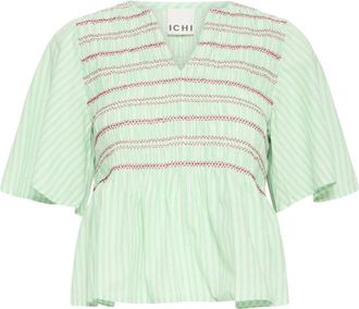 Ichi Mujer, Blusas y Camisas, Verde, Talla: M