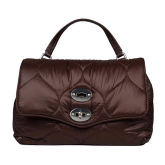 Zanellato Tassen, Dames, Bruin, ONE Size, Leer, Postina Lunaria