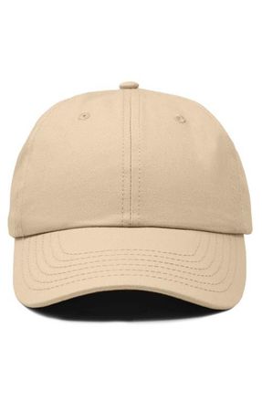 Dalix Classic Cotton Dad Cap in Khaki at Nordstrom
