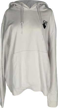 Off-white Degrade Arrow-Print Hoodie in White Cotton
