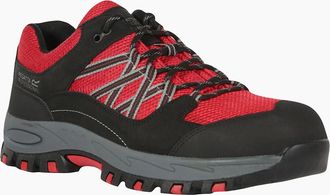 Regatta Unisex Adult Sandstone Safety Trainers - Red/Multi - Size: 12/12