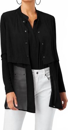 Lola & Sophie Mesh Jacket In Black