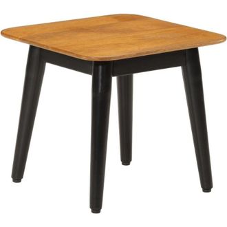 vidaXL Tavolo da Salotto 45x45x40cm in Legno Massello di Mango e Ferro - Vidaxl