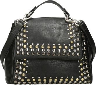 Orciani Sveva Small Bag - Dames - Handtassen - Zwart - ONE Size - Leer - Tassen