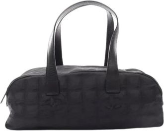 Chanel Borsa Vintage Pre-owned in Nylon - - Pre-owned - Donna - Nero - ONE SIZE
