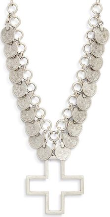 CHILD OF WILD Kubai Goddess Statement Collar Necklace in Silver at Nordstrom