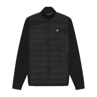 Lyle & Scott Heren, Jassen, Zwart, Maat: M Leer
