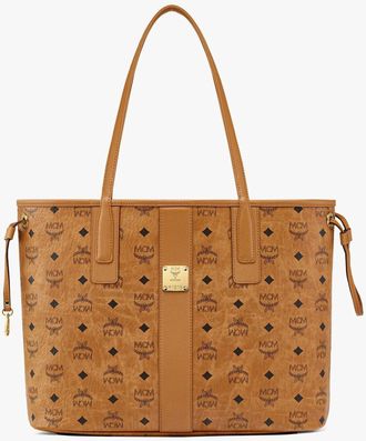MCM Reversible Liz Shopper In Visetos
