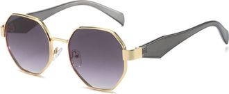 Generic Outdoor Mens Driving Sunglasses Womens Vacation Beach Shopping Sun Glasses(Grey)