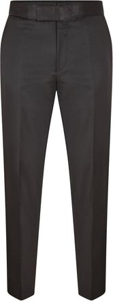 HUGO BOSS Mens Lenon Tux B1 10236006 01 Straight Leg Trousers in Black - Size 32 (Waist)