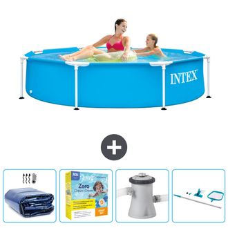 Intex Piscina Con Estructura Redonda - 244x51 Cm - 7-piezas Scb14