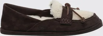 UGG Mocassini Zora in pelle scamosciata bicolore con interno in lana
