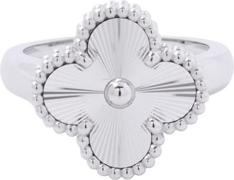 Van Cleef & Arpels White Gold (18K) Band Ring (Pre-Owned)