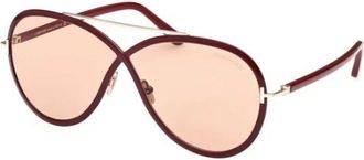 Tom Ford Dames, Accessoires, Rood, Maat: 65 MM