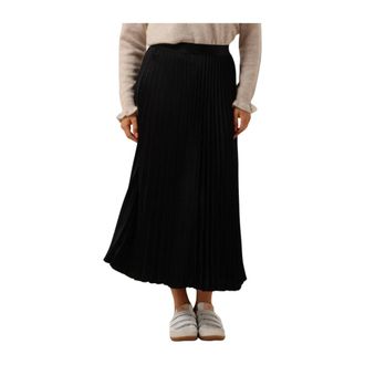 Y.A.S Y.a.s, Rokken, Dames, Zwart, XS, Katoen, Yasceline HW Midi Rok