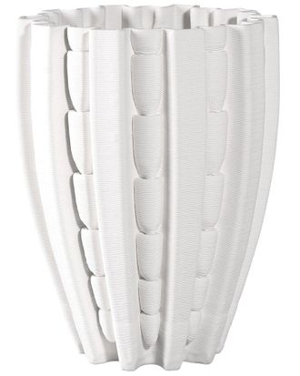 Currey & Company Handmade Fluted Small Vase