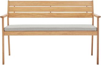 ModWay Viewscape Outdoor Patio Ash Wood Loveseat