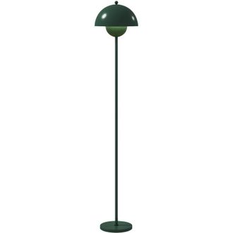 HOMCOM Lampada Moderna a Piantana con Paralume Semicircolare Verde - Homcom