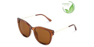 Sinner Mrauk Polarized SISU-947-40-P30 Womens Sunglasses Brown Size 52