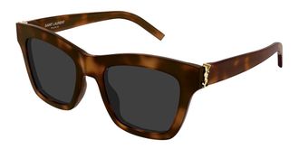 Saint Laurent SL M156 003 Womens Sunglasses Tortoiseshell Size 52 - Free RX Lenses - Free RX Lenses