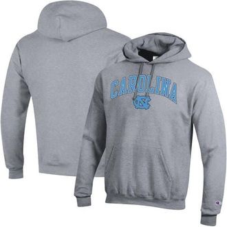 Champion Mens Champion Heather Gray North Carolina Tar Heels Arch Over Logo Pullover Hoodie at Nordstrom, Size Xx-Large