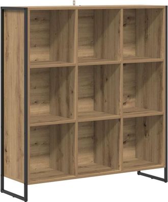vidaXL Book Cabinet Artisian Oak 99.5 x 30 x 108.5 cm Engineered Wood vidaXL