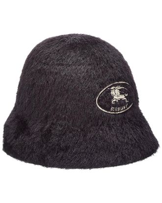 Burberry Knight Stamp Wool-Blend Bucket Hat