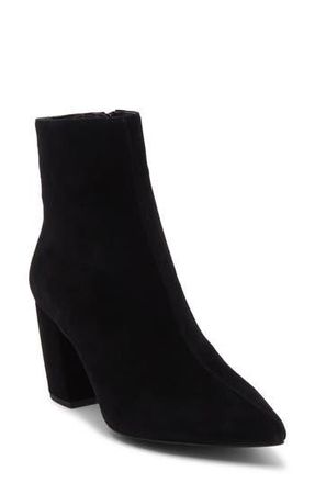 Jeffrey Campbell Botita Block Heel Bootie in Black Suede at Nordstrom Rack, Size 5