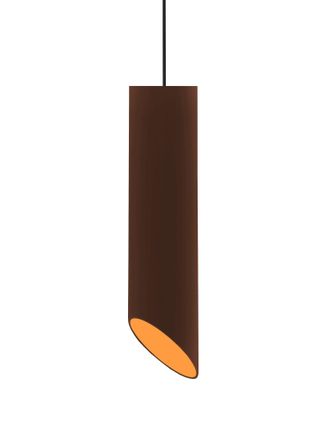 Lumicom Lumicom - Rond Coup&eacute; L&aacute;mpara De Techo H35 Corten