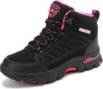 Generic High Top Outdoor Sneakers for Women Hiking Rock Climbing Athletic Training Enhanced Durability Superior Traction Grip Womens Size 5 UK Womens Trainers