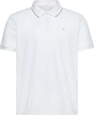Calvin Klein Trim Logo-detail Polo Shirt