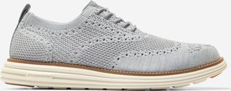 Cole Haan Mens &Oslash;riginal Grand Remastered Stitchlite Oxford Shoes - Grey Size 10.5