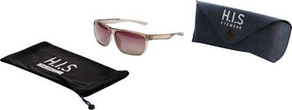 H.I.S Sonnenbrille H.I.S, Herren, hellbraun transparent, transparent, Sonnenbrillen Sonnenbrille, sportlich-modischer Stil