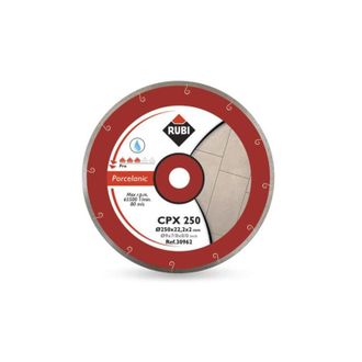 Rubi J-slot Cpx 250 Pro - Disco De Diamante Para Gres Porcel&aacute;nico (250 Mm)