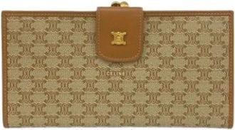 Celine Pre-owned Wallets, female, Beige, Size: ONE SIZE Pre-owned Wallet (bi-fold)