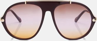 Chlo&eacute; Chlo&eacute; Aly aviator sunglasses