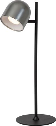 Lucide L&aacute;mpara de escritorio de metal con 1 led integrado, hierro gris